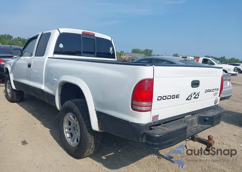 2004 Dodge Dakota Sxt из США, поврежденный, VIN 1D7HG12K64S662796